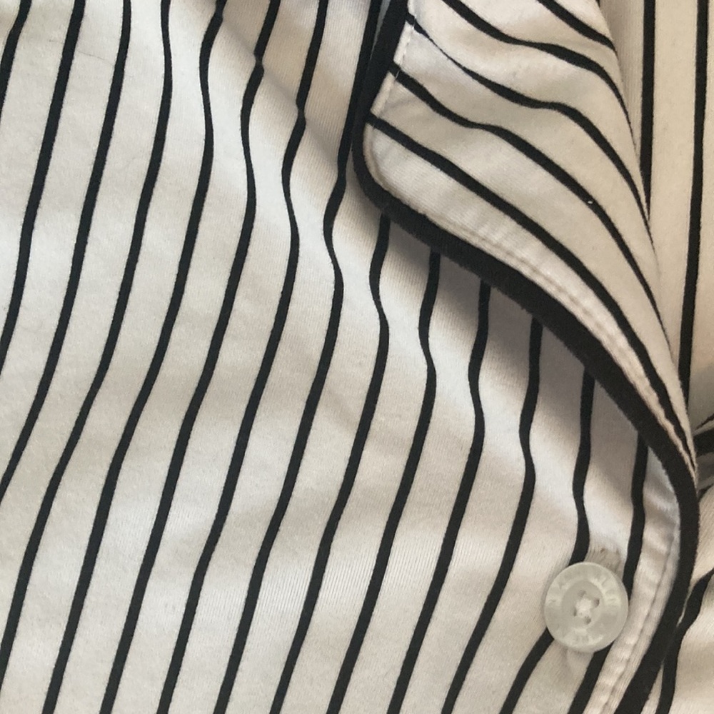 Anne Klein Xl super soft striped sleep shirt! Perfect for fall nights! - Picture 2 of 3
